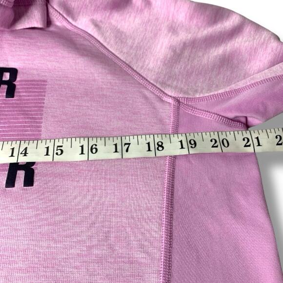 Under Armour Hoodie Women's Size Medium Finger Holes Petal Pink Cold Gear PA3MEP - Picture 7 of 8